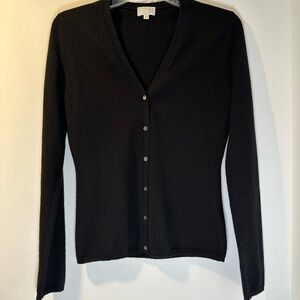 TSE Cashmere Women's Black Cardigan Sweater XS